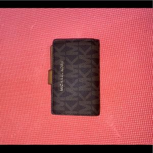 Michael Kors brown and tan wallet
